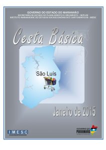 Cesta Básica – jan. – 2015